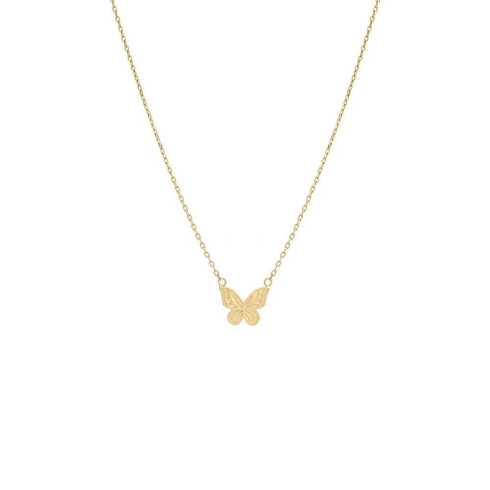 Adina Eden Butterfly Necklace 14K