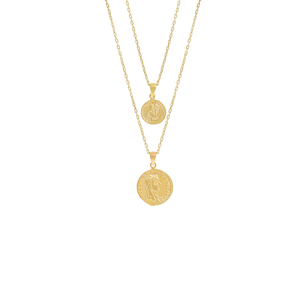 2 Piece Coin Set Necklace